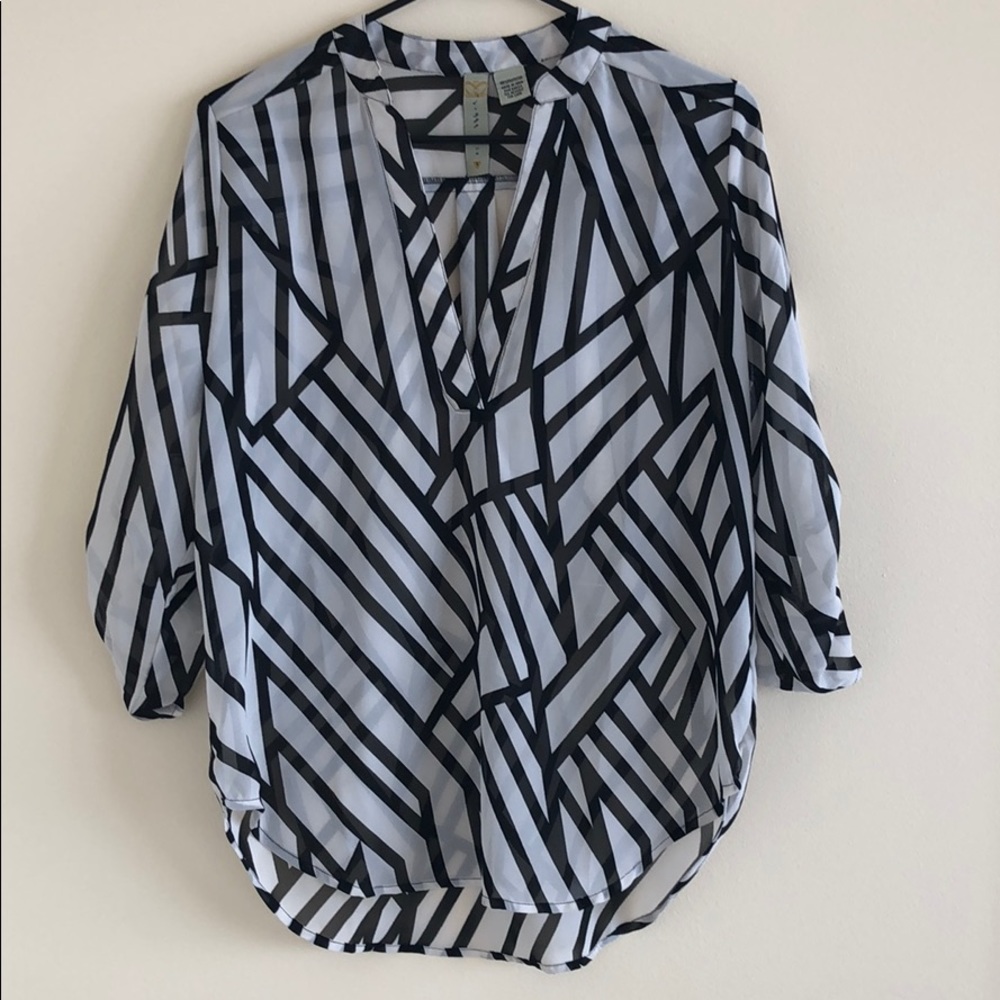 Dry Goods Black & White Blouse